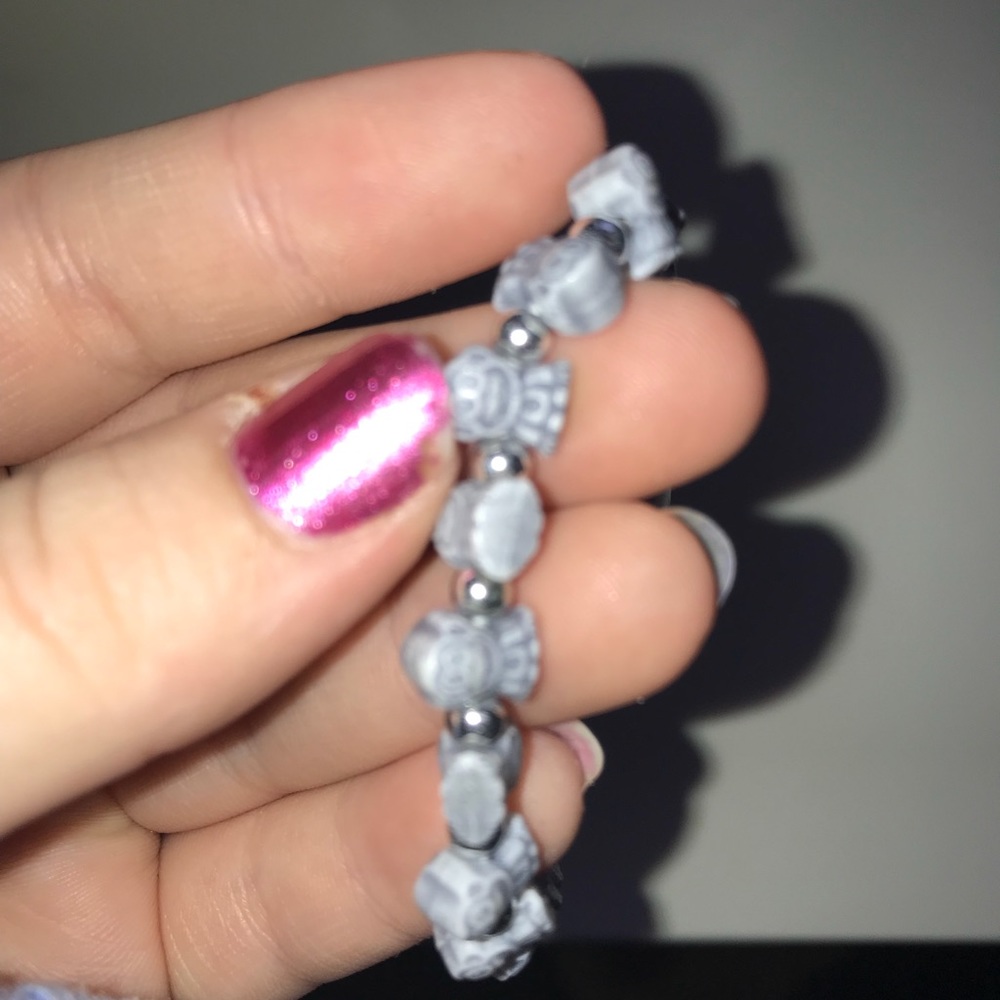 Light Blue Monkey Bracelet - Picture 2 of 2